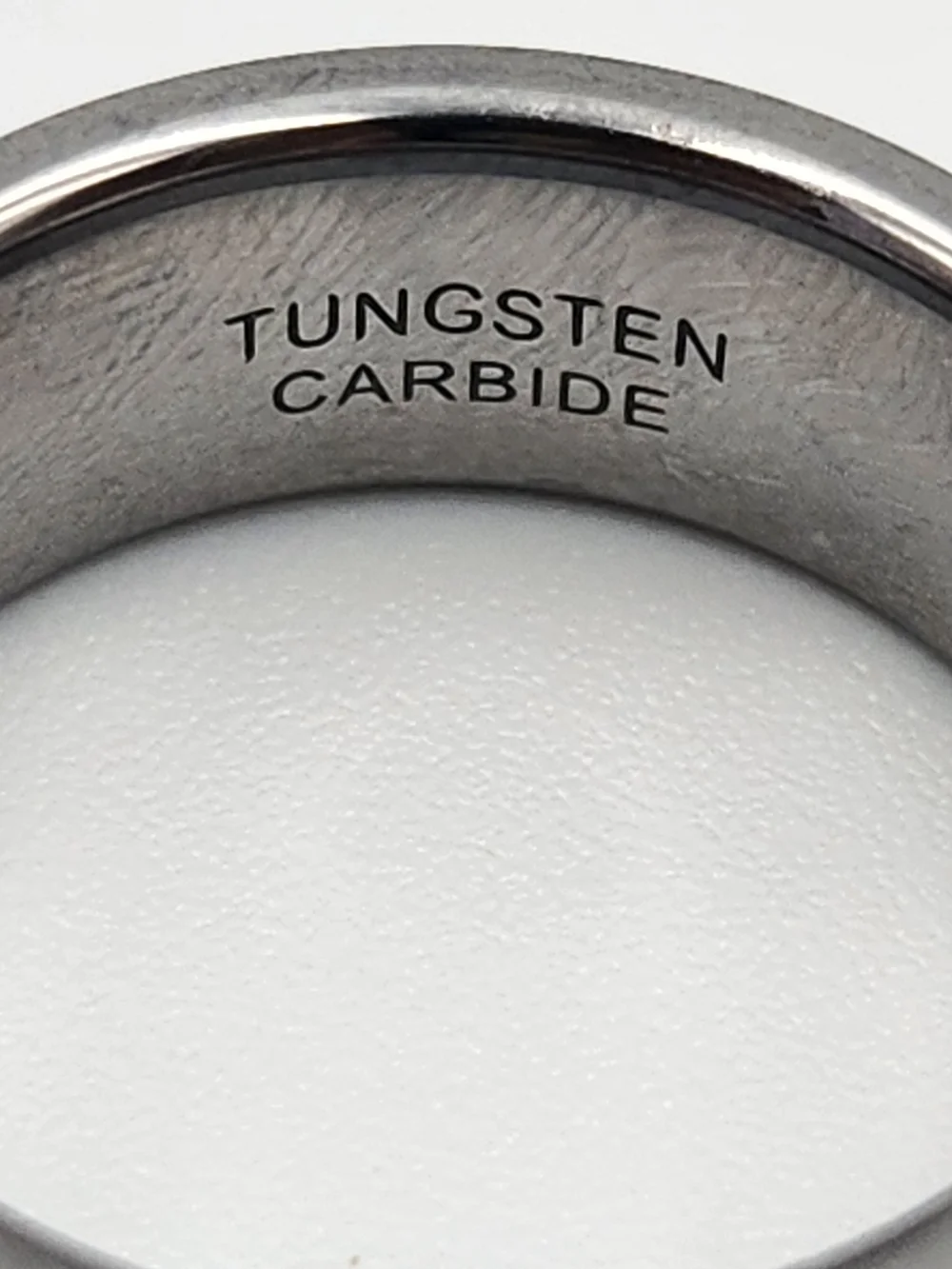 Men's Brushed Silver Tungsten Band